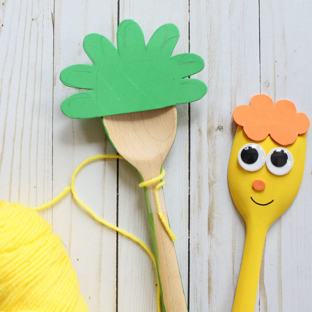 Noodle & Pals Wooden Spoon Craft Super Simple