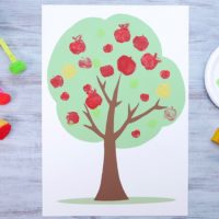 apple tree stamps
