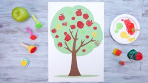 apple tree stamps
