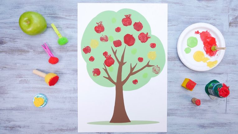 Apple Tree Stamps - Super Simple