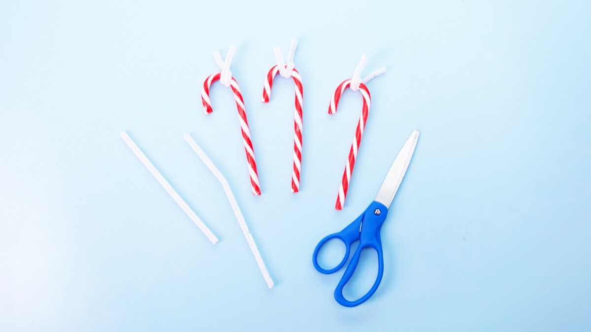 At The North Pole - Singing Candy Cane Ornaments Craft