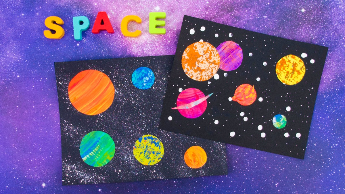 Painting Planets Craft