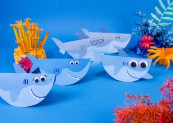 Finny and Family Swimming Shark Craft