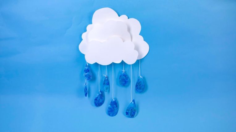 Rain Cloud Craft - Super Simple