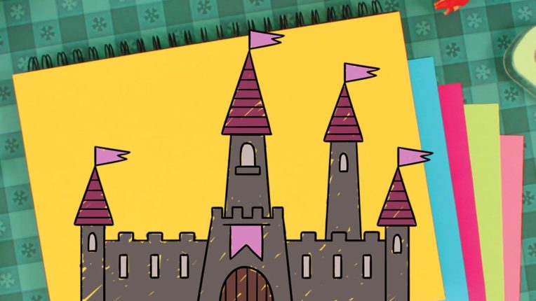 How To Draw A Castle