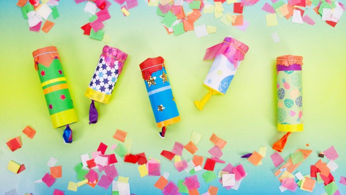 It's Easy to Make Your Own Confetti Cannon!