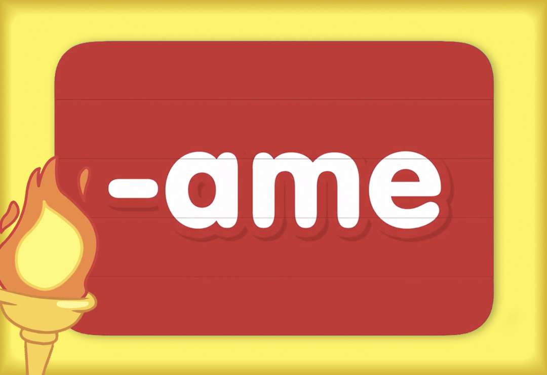 Turn & Learn – Word Family “ame” - Super Simple