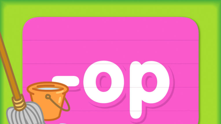 Turn & Learn – Word Family “op”