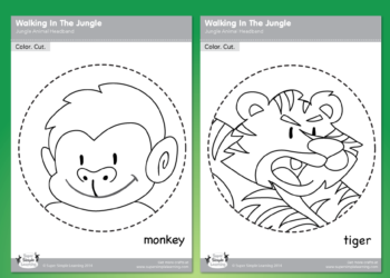 Walking In The Jungle Lyrics Poster - Super Simple  Preschool jungle,  Preschool songs, Jungle preschool themes