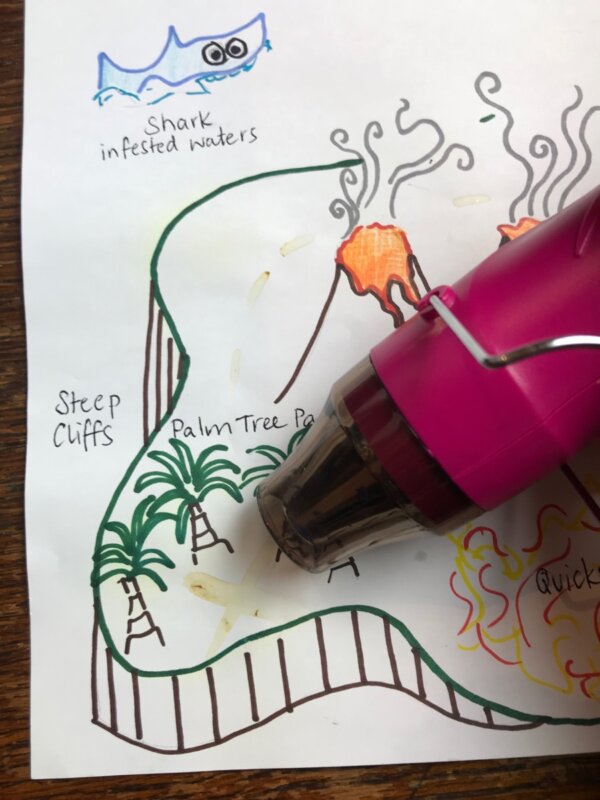 Map With Invisible Ink Invisible Ink Treasure Map - Super Simple