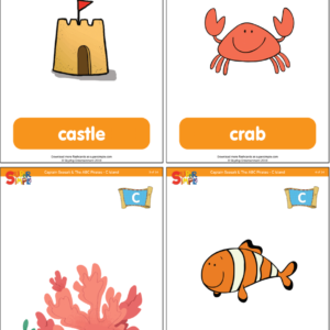 Captain Seasalt And The ABC Pirates "E" Flashcards - Super Simple