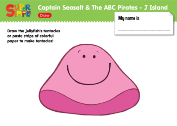 Captain Seasalt And The ABC Pirates "J" - Draw