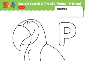 Captain Seasalt And The ABC Pirates "P" - Color