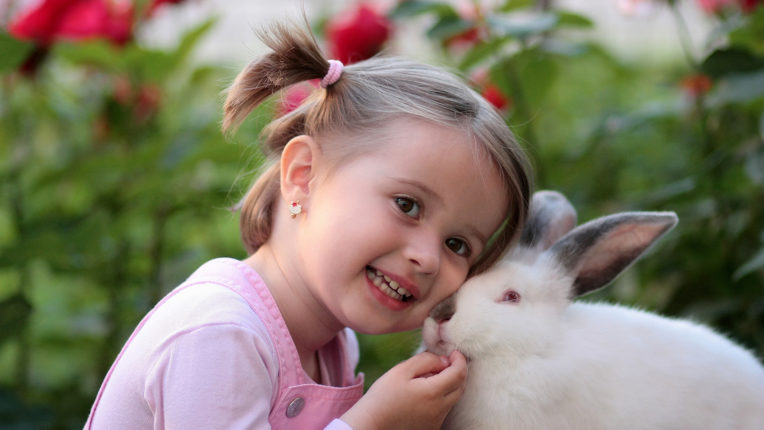 Child with Rabbit