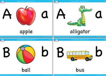 A For Apple B For Ball Chart
