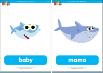 Baby Shark. Shark Flashcards. Карточки Shark Family. Baby Shark super simple.