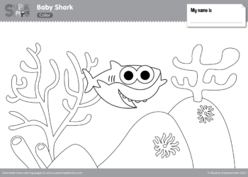 750 Baby Shark Characters Coloring Pages  Latest