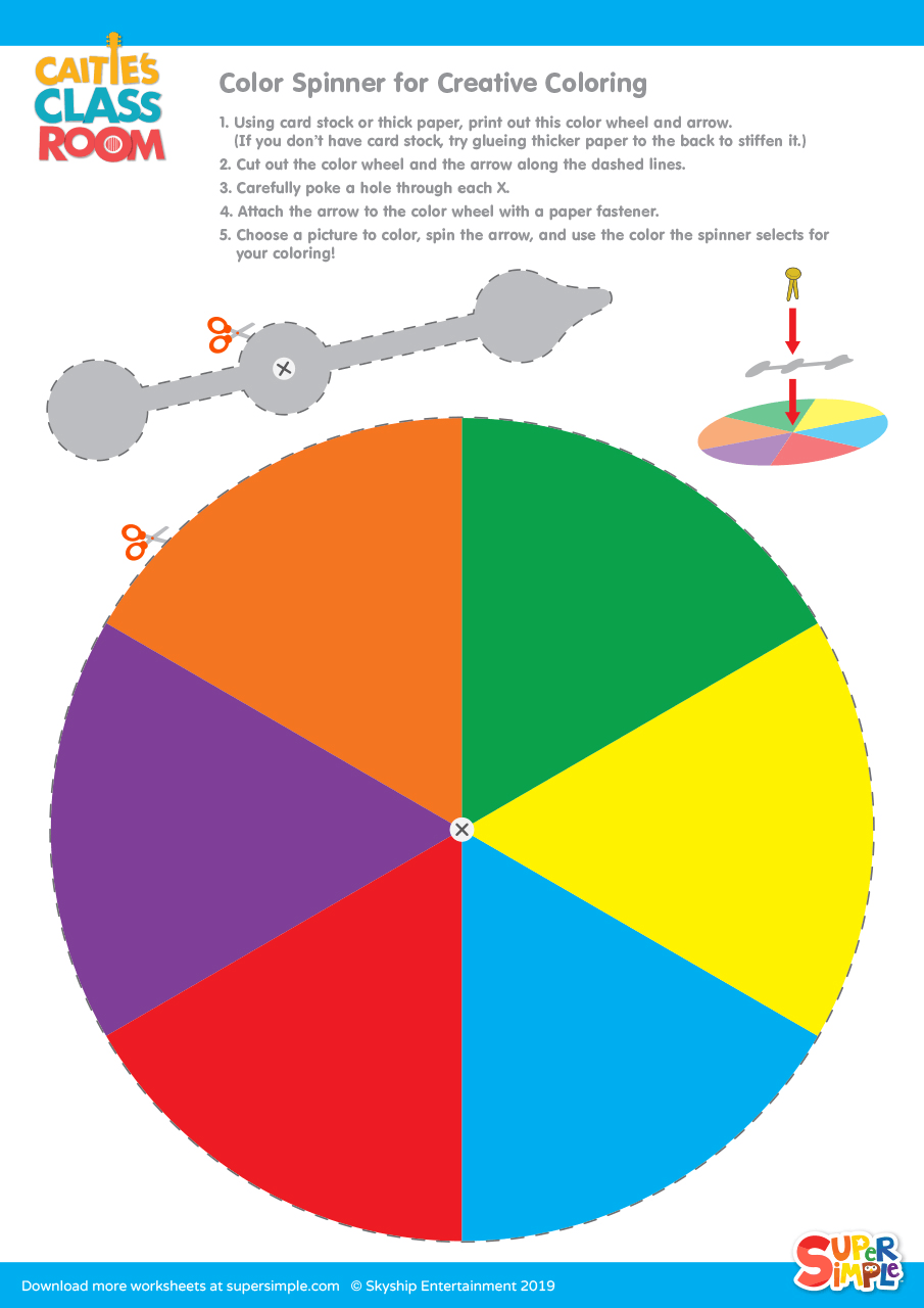 Colourful Spinning Wheel Game 