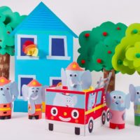 Here Comes The Fire Truck Play Set - Fancy Version
