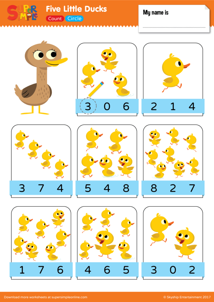 five-little-ducks-count-circle-super-simple