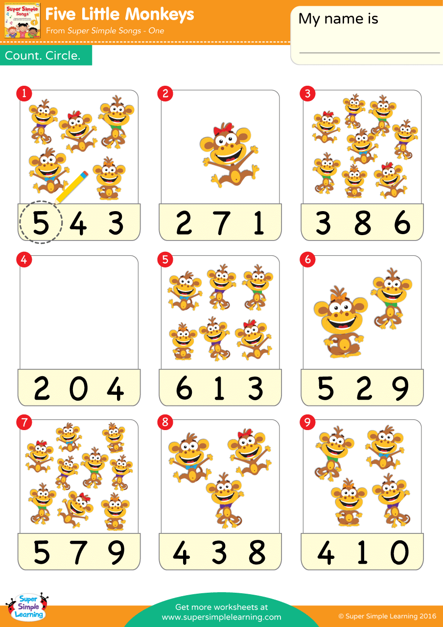 five-little-monkeys-worksheet-count-circle-super-simple