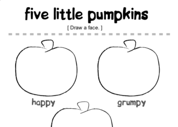 Five Little Pumpkins Worksheet