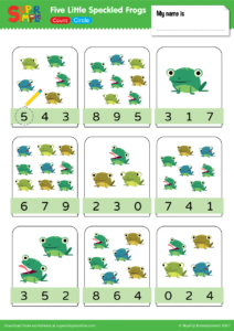 Five Little Speckled Frogs - Count & Circle - Super Simple