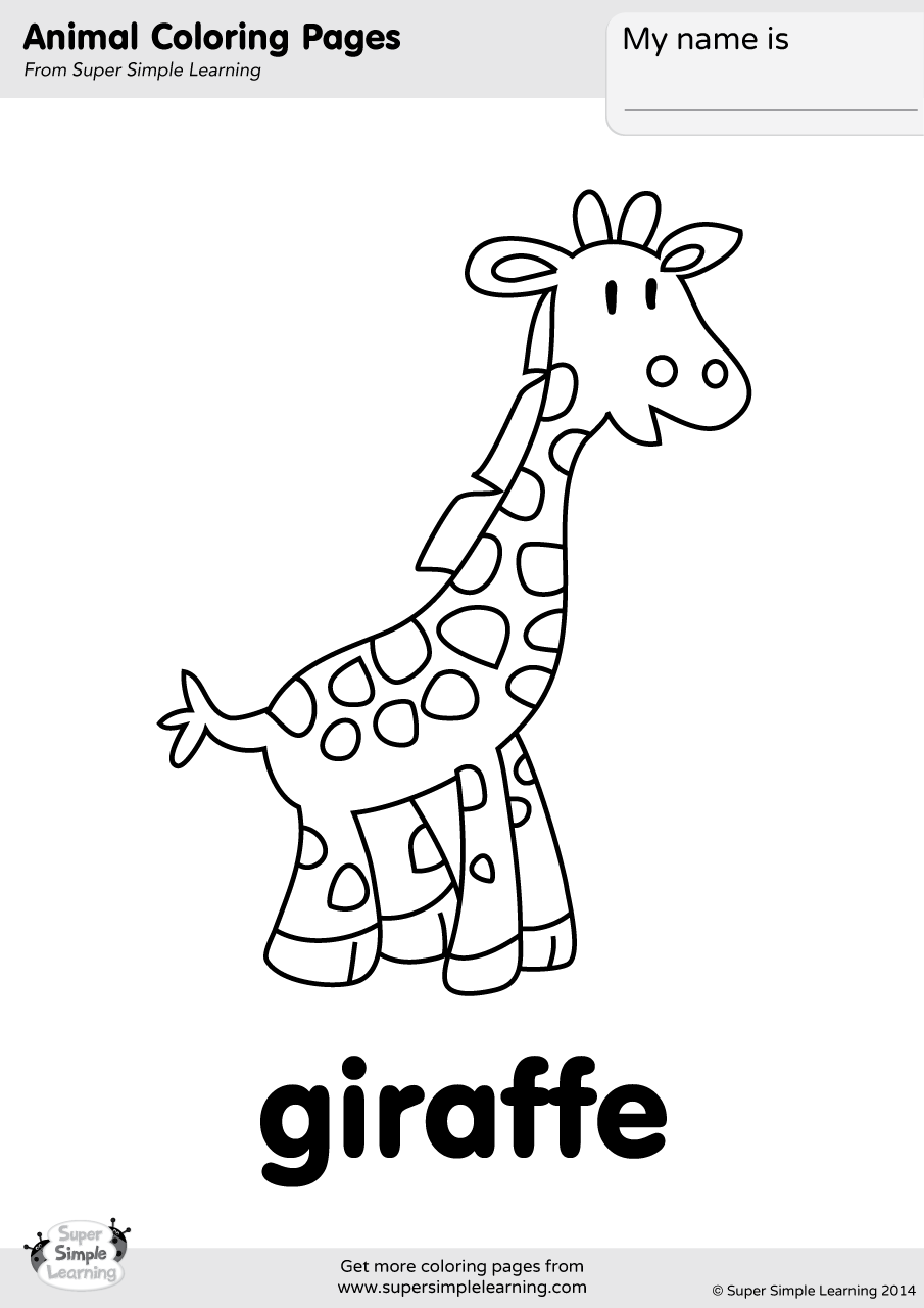 free printable zoo coloring pages for kids - zoo coloring page