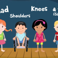 Head Shoulders Knees & Toes Flashcards - Super Simple