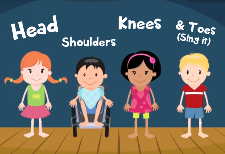 How To Teach Head Shoulders Knees & Toes (Sing It) - Super Simple