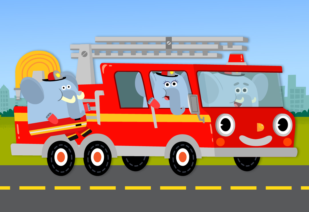 Here Comes The Firetruck Super Simple Songs   Here Comes The Firetruck 1080 740 