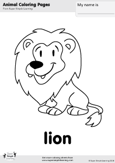Featured image of post Simple Zoo Animal Coloring Pages - They look like large dogs, but they are neither canine nor feline.