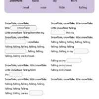 S-A-N-T-A Worksheet - Fill In The Blanks - Super Simple