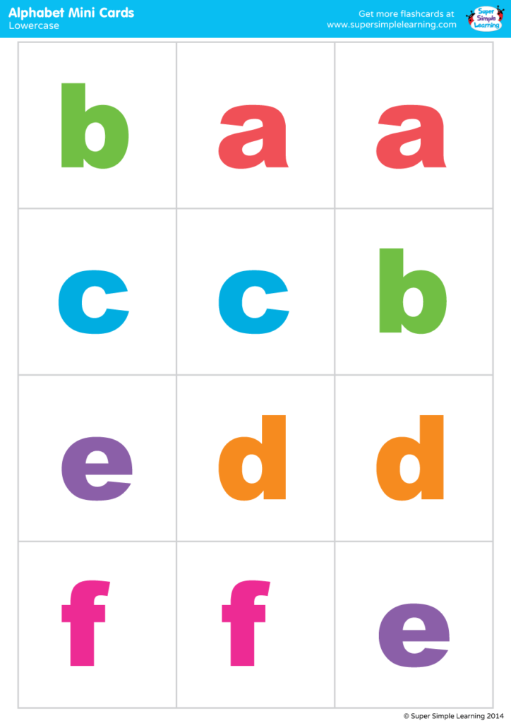 Printable Colorful Alphabet Letters Free