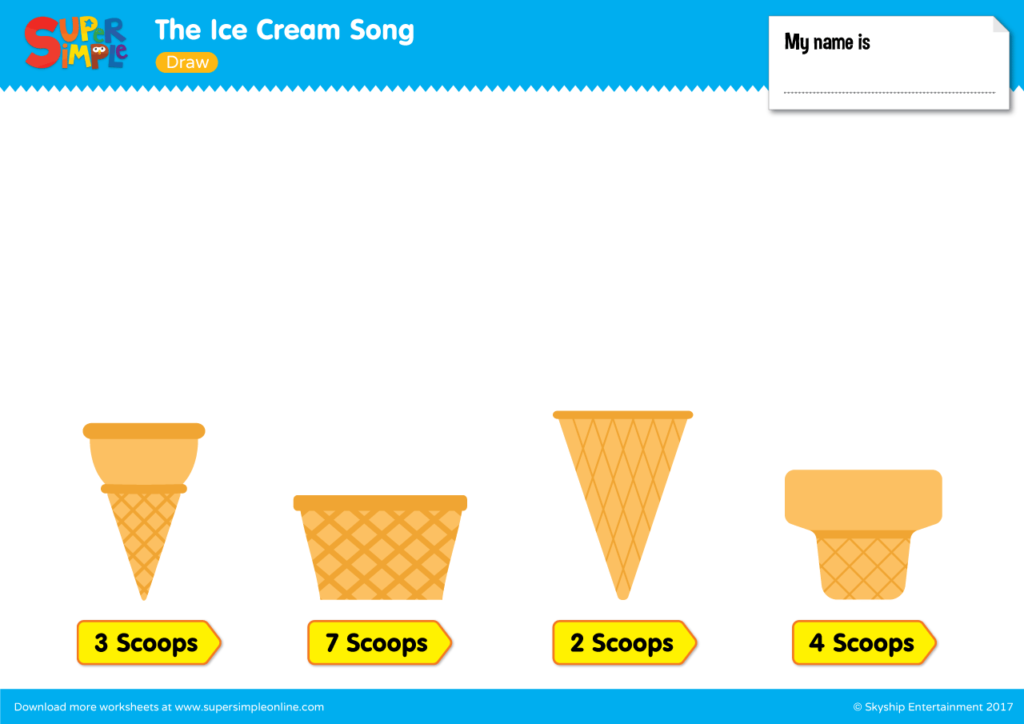 Free cone worksheets for kindergartens