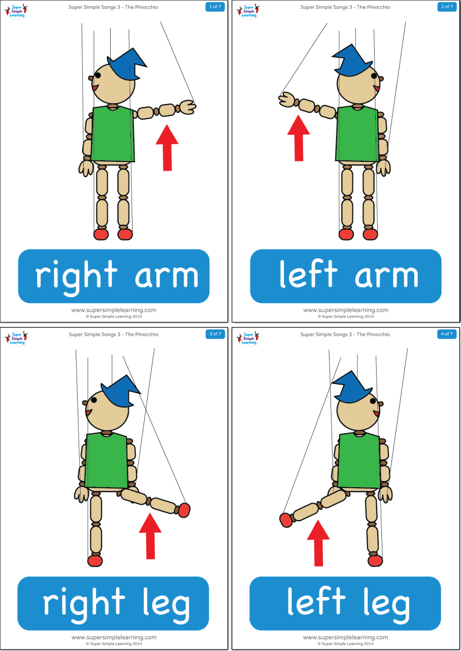 Super simple songs the pinocchio