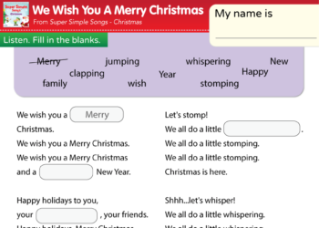 we wish you a merry christmas and a happy new year lyrics